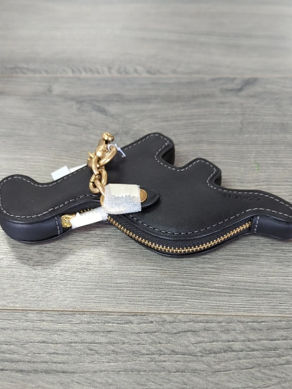 Coach Rexy Dinosaur Coin Purse Bag Charm Glovetanned Leather - Picture 2 of 3